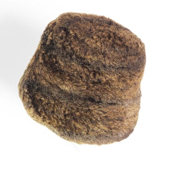 C.C Vintage 90s Faux Fur Bucket Hat Brown OS - Picture 2 of 7